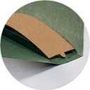 Smead Hanging File Folder with Tab, 1/3-Cut Adjustable Tab, Legal Size, Standard Green, 25 per Box (3-Inch Expansion, Legal)