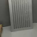 Door Vents for Interior Doors Two Sided, 20 x 12 Door Louver Vent Aluminum Louvered Door Vent Silver-Gray Door Air Vent Grille for Bathroom Garage Cabinet