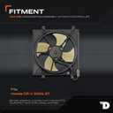 Dorman 620-230 Engine Cooling Fan Assembly Compatible with Select Honda Models