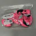 YAODHAOD Dog Shoes for Small Dogs, Puppy Dog Boots & Paw Protector for Winter Snowy Days, Anti-Slip Sole Dog Booties for Indoor Hardwood Floor 4PCS (Pink, Size: 2)