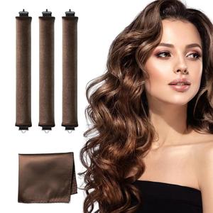 Heatless Curls Overnight,Heatless Curler Hair Overnight Blowout Rods,Hair Curlers to Sleep in No Neat Hair Curlers(3PCS