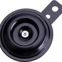 RZR Horn Kit,Universal UTV Horn Kit with Button Wire Harness,Compatible with ATV,Golf Cart,Polaris RZR Ranger,Side by Side,Club Car(Black Disc Horn Kit)