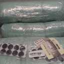 BUYUE Thickened 2.5" Dining Chair Cushions Set of 4, U-Shape High Density Foam Comfortable Chair Pads for Kitchen, Slip Resistant Indoor Seat Cushions (4 PCS, Light Green)