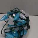 DEWENWILS C9 Red & White Christmas Lights, 33.3ft 50 LED String Lights Waterproof, Indoor/Outdoor Xmas Bulb Light with Hook for House, Xmas Tree, Patio, Garden, Yard, Porch, Green Wire, UL Listed