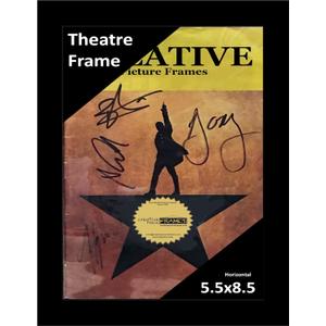 Creative Picture Frames [5.5x8.5bk] Black Theatre Frame, Holds 5.5x8.5-inch Media with Installed Hanger and Easel (Theatre Bill not Included)
