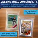 Invested Alliance Resealable Set Team Bags for Trading Cards | Ultra, TCG, Baseball, Sports Card Team Bags Sleeves. Fits Top loaders, Magnetic & Semi Rigid Holders. High Clarity Collectible Sleeves.