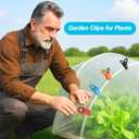 2 x 12 Pack Chip Clips Bag Clips, Magnetic Bag Clip for Food Storage Heavy Duty, Plastic Food Clip for Chips, Snack, Kitchen, Refrigerator, Garden, Sewing, Fabric, Clothes Pins