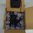 Solar String Lights Outdoor Waterproof, 55.5FT 100LED Crystal Ball Fairy String Lights for Garden, Patio, Camping Decor - Solar Powered LED Globe Lights with Auto On/Off (Warmwhite)