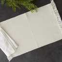 DII Variegated Tabletop Collection, Placemat Set, 13x19, Off-White, 6 Piece