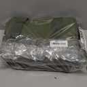 Tactical Lunch Box for Men, Expandable Large Insulated Lunch Bag for Adult, Heavy Duty Double Deck Lunch Cooler Bag with Shoulder Strap, Leakproof Soft Lunch Pail with American Flag - Green (16L)