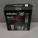 Mueller Multistick 5-in-1 Immersion Blender Handheld, 12 Speed Hand Mixer - Turbo Boost, Heaviest Duty Copper Motor, Titanium Blades Hand Blender, Milk Frother Wand, Whisk, Beaker, Chopper, Grey (Gray)