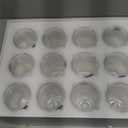 Ufrount 13 OZ Red&White Wine Glasses, Clear Water Goblets Set of 12, Multi-purpose Water Goblet Glasses Dessert Port Short Stemmed Drinking Glass for Party, Wedding, Home Bar