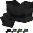 Twod Outdoor Shooting Rest Bags - Target Sports Bench Rest with Front & Rear Support SandBag Stand Holders for Gun Rifle Shooting Hunting Photography - Unfilled (Black)