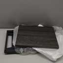 QEEIG Floating Shelves for Wall 23.6" Long - Wall Mounted Shelf Bathroom Kitchen Living Room Bedroom Farmhouse Home Decor Display Bookshelf Large 23.6 x 9.3 inch Set of 2, Grey (008-60GY)