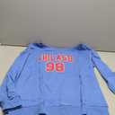 LXLFASHGL Women's Off The Shoulder Sweatshirts Tops Oversized Sweatshirt Streetwear Y2K Jersey Number Graphic Long Sleeve, XL