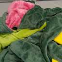 Pronzot Unisex Adult Crocodile Costume Onesie,Animal Halloween Costume One Piece Cosplay Suit for Adults,Flannel Hooded Sleepwear, Crocodile, Size S