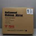 FENCHILIN Vanity Mirror with Lights,Hollywood Lighted Mirror with Dimmer Bulbs, Vanity Makeup Mirror Smart Touch Control (Black) (B-black-usb+typec Charging)