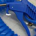 Beduan Air Blow Gun Kit with 16ft Long Pneumatic Pu Hose, Heavy Duty Air Duster Gun for Air Compressor (1/4"-16ft Tube(Blue))