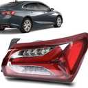 LED Tail Lights Compatible with Chevy Malibu 2019 2020 2021 2022 Outer Rear Taillight Assembly Brake Lamp Right Passenger Side Replace 84595943 GM2805143