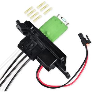 FAERSI 89019088 HVAC Blower Motor Resistor Kit with Harness Compatible with 2003-2006 Chevy Silverado Tahoe Avalanche Suburban GMC Sierra Yukon Cadillac Escalade Replaces# 973-405, 15-81086, 22807123