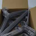 SPECILITE Wire Metal Clothes Hangers Bulk 200 Pack for Standard Size Suits, Coats, Shirts, Pants, Skirts, Space Saving, Non Slip,16 Inch 12 Gauge Ultra Thin, Silver