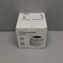 Ultrasonic Retainer Cleaner Machine - 453kHz Frequency,with Digital Timer, Auto Lift Tray,UVC+UVA Lamp,IPX6 & SUS304 Tank,Dental Clean Pod for Denture,Aligner,Mouth Guard,Jewelry,Toothbrush (White)