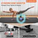SUPERJARE Gym Floor Mats, EVA Foam Puzzle Exercise Mats, Foam Floor Tiles