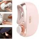 Electric Nail Clipper, Electric Nail Clippers for Seniors with LED Light, Cordless Automatic Nail Trimmer with Adjustable Speed for Fingernails and Toenails (2 Speed Settings, Pink)