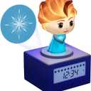 Paladone Disney Elsa Frozen Sleep Training Alarm Clock - Officially Licensed Disney Merchandise, Night Light for Girls, Bedroom, Nursery
