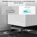 Lefant M310 Ultra Robot Vacuum and Mop, 6000Pa Suction-Slim Robotic Cleaner with ToF LiDAR Navigation, Accurate Obstacle Avoidance, WiFi/App/Alexa Control, 170min Runtime, for Pet Hair and Home, Gray