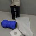 ZeenKind Vibrating Peanut Massage Ball for Plantar Fasciitis, Muscle Pain Relief with 4 Speed, Deep Tissue Therapy for Myofascial Release & Muscle Recovery, Neck Back Foot Roller Massager