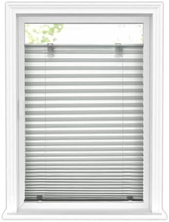 Amazon.com: LazBlinds Tool-Free Cordless Pleated Shades with Suction Cups Light Filtering Top Down Bottom Up Pleated Blinds for Window Size 23" W x 38" H, Anthracite : Home & Kitchen