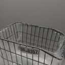 RAYMACE Rear Bike Basket with Waterproof Cover,Bicycle Cargo Rack Storage Basket Mount for Back Under Seat