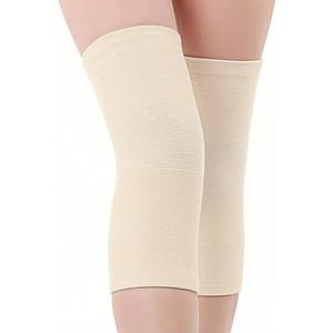 inflossom Bamboo Knee Sleeves, 2-Pack Knee Compression Sleeve Women Men Elastic Warm Slip-on Recovery Knee Brace for Arthritis Knee Pain XL