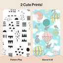 The Honest Company Comfort Dry Disposable Daytime Diapers for Sensitive Skin, Hypoallergenic, Above It All + Pattern Play, Super Club Box Size 1 (814 lbs) 136