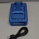 JTEMAN Phone Stand with Wireless Bluetooth Speaker, HD Surround Sound Bluetooth Speaker for Desk Perfect for Home Kitchen Gadgets Gifts,Compatible with iPhone/ipad/Samsung Galaxy(Blue)