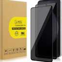 2 Pack Privacy Screen Protector for Samsung Galaxy S23 FE/ A54 5G [Anti-Spy Tempered Glass], Ultra HD, Anti-Scratch, Bubble-Free, Easy Install 9H Protective Glass for Galaxy S23 FE / A54 5G