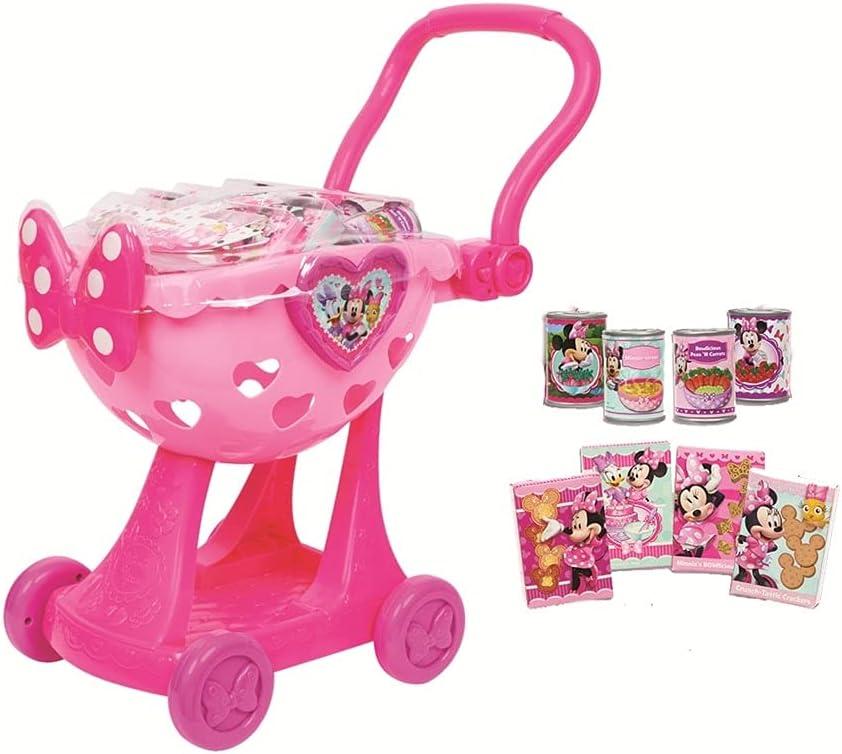 Minnie Happy Helpers Bowtique Shopping Cart Pink, 9.8 X 13.8 X 13.5 Inches