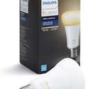 Philips - Hue White Ambiance A19 Wi-Fi Smart LED Bulb - California Residents - White (Hue Hub Required)