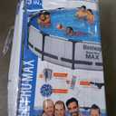 Bestway Steel Pro MAX 14' x 33" Round Above Ground Pool Set | Includes 530gal Filter Pump (Gray)