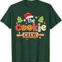 The Cookie Crew Christmas Baking Cookie Lover Kids Women T-Shirt, M