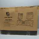 YHTAUTO for Tesla Model 3 2023 2022 2021 Floor Mats, All Weather TPE Car Mats Carpet, 1st & 2nd Row, Set of 3, Black