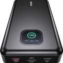 140W Power Bank, 25000mAh Laptop Portable Charger with Smart Digital Display, PD3.1 Fast Charging Battery Pack for MacBook Dell XPS iPad Tablet Steam Deck iPhone 17-12 Series Samsung Switch and More (Dark Gray)