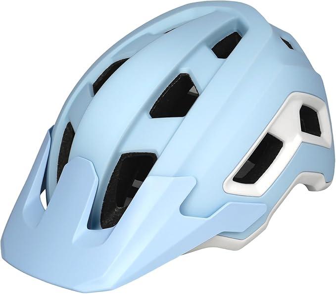 Bike Helmet for Adult & Youth, Lightweight MTB Helmet with Adjustable Visor for Mountain/Road Cycling, 2 Sizes for Men Women Boys Girls