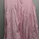 Sleeveless Mini Dress for Women 2025 Summer Casual V Neck Sundress Loose Babydoll Dress with Pockets, XL