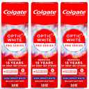 Colgate Optic White Pro Series High Impact White, 3 Pack, Teeth Whitening Toothpaste with 5% Hydrogen Peroxide and ActivShine, Brilliant Mint Flavor, 3.0 OZ