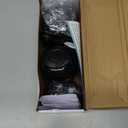 GRENFU Stove Knob Covers for Child Safety (5 + 1 Pack) Gas Stove Knob Covers with Strong Adhesive Double-Sided Tape Oven Knob Covers for Child Safety Prevent Kids & Pets from Turning on Stoves Black