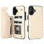 HAOPINSH for iPhone 16 Plus Wallet Case with Card Holder, Black Leopard Cheetah Pattern Back Flip Folio PU Leather Kickstand Card Slots Case for Women Girls, Double Magnetic Clasp Shockproof 6.7"