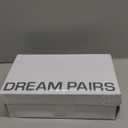 DREAM PAIRS Women's Dress Flats Ballet Low Wedge Round Toe Ankle Strap Comfortable Casual Flats Shoes (8, Brown-pu)