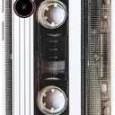 FAteamll Case for Galaxy S22 Ultra Shockproof Scratchproof with TPU Soft Bumper Retro Cassette Tape Case Compatible with Samsung Galaxy S22 Ultra